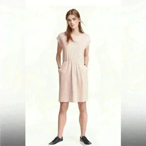 H&M Short Sleeve Jersey Dress With Pockets Size S